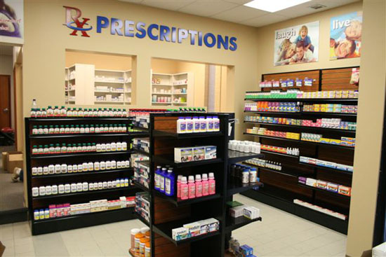 Store shelving 4