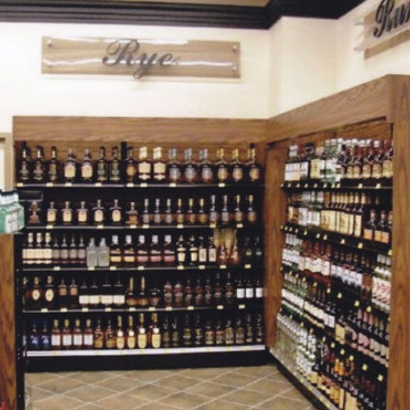 Store shelving 4